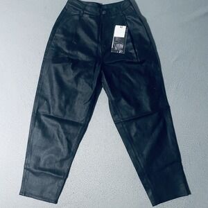 John Elliott Women's Brier High‎ Rise Taper Tapered Leg Jeans Black Size 26 $498